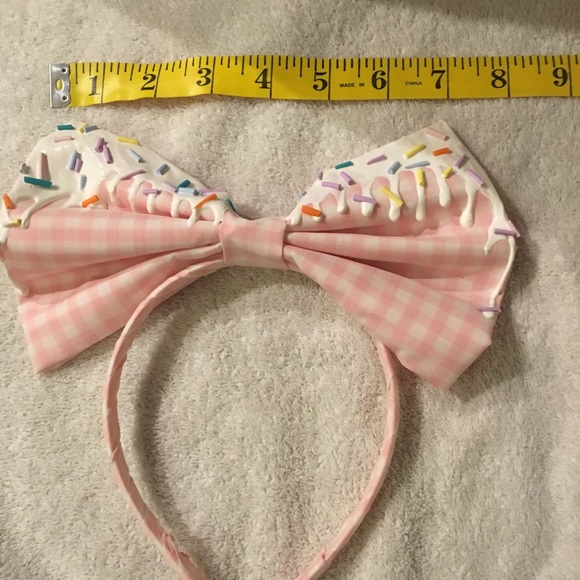 Handmade Sweet Lolita Fairy Kei Melty Cream Bow - Picture 3 of 4